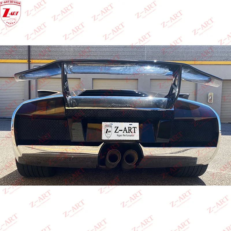 Z-ART carbon fiber LP670 SV rear spoiler for LAMBORGHINI Murcielago LP640 carbon fiber rear wing for Murcielago body kit