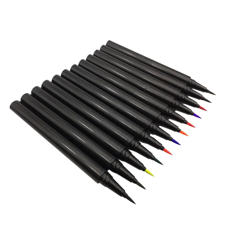 Colorful eyeliner with private label waterproof and long lasting vegan multicolor eyeliner