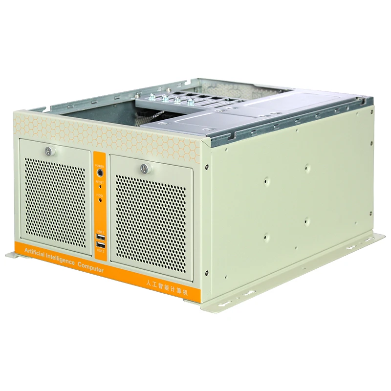 4163M Orange Slikprint OEM Wall Mount Industrial Cases PC Computer Desktop Server Chassis MATX Motherboard TOPLOONG