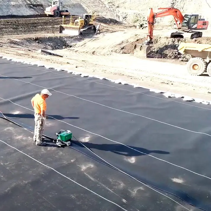 HDPE Liner Composite Laminated Geomembrane for Minging Project in Chile