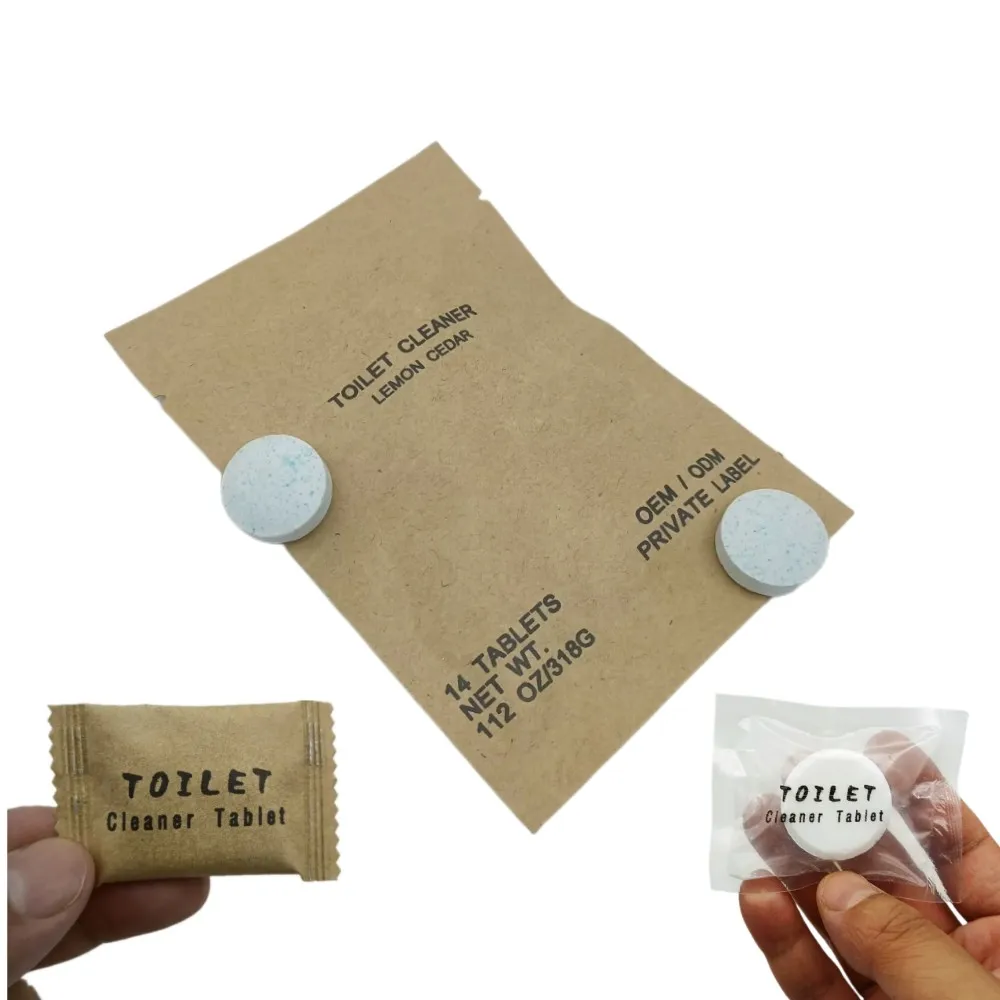 Private Label Automatic Bleach Tank Bowl Cleaning Cleaner Tablets for Toilets