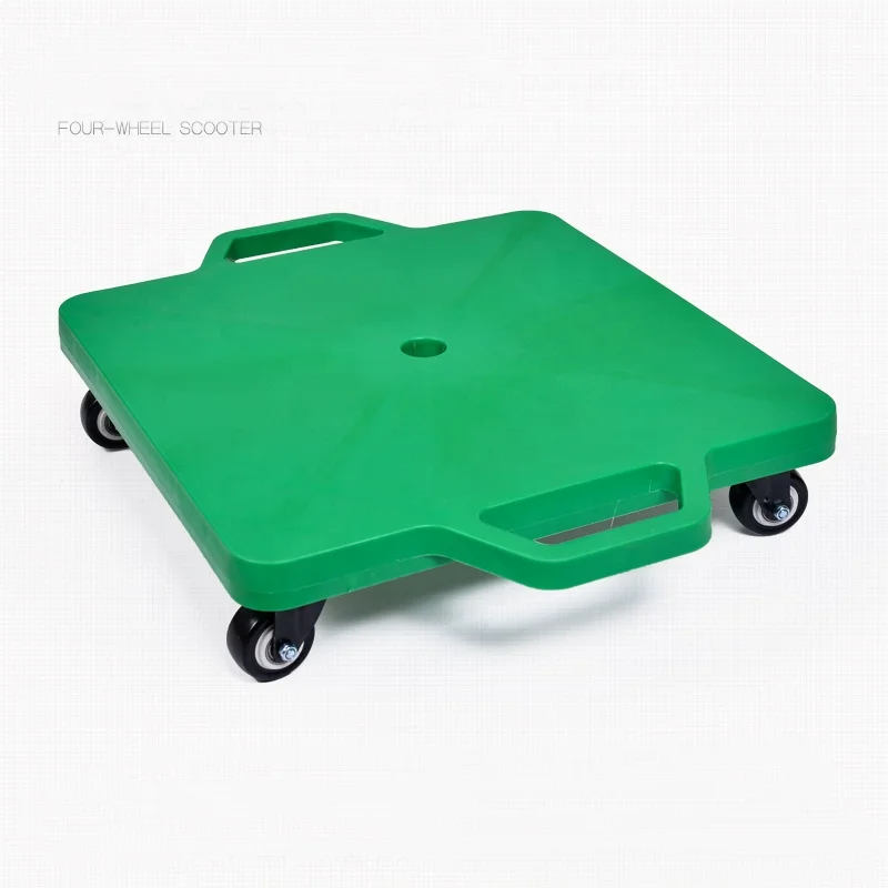 Safety Sit Down handle Scooter Board Skateboard Children Kids Sport Gym Sense Training