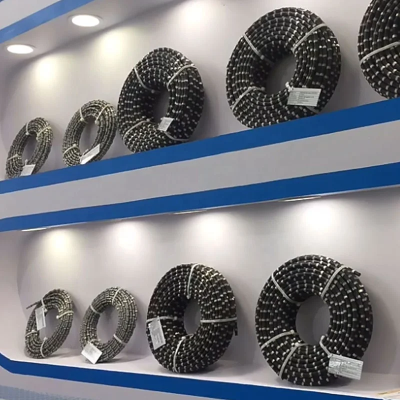 8.8 mm fast cutting rope quarry diamond wire saw for cutting qaurry