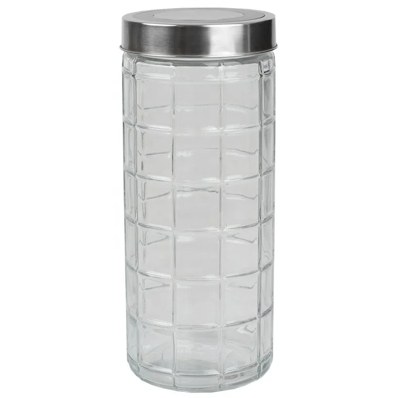 Large Glass Kitchen Canister jars for food