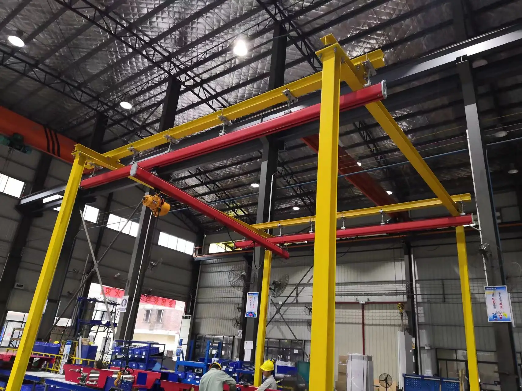 Factory Use Light Modular Crane System European Type Suspension Crane Flexible Forged Steel Welded Crane