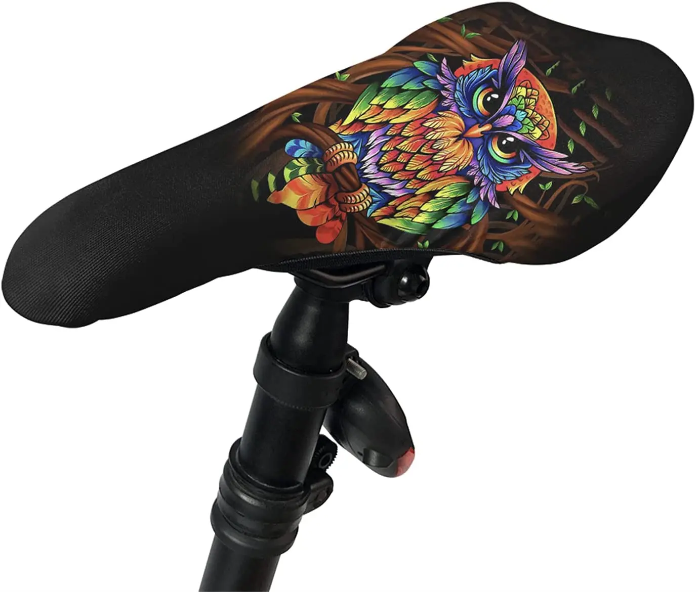 Promotional Outdoor Travel Recycled Waterproof Bike Seat Cover Bicycle Saddle Rain Dust Cover, Protective Water Resistant Shield