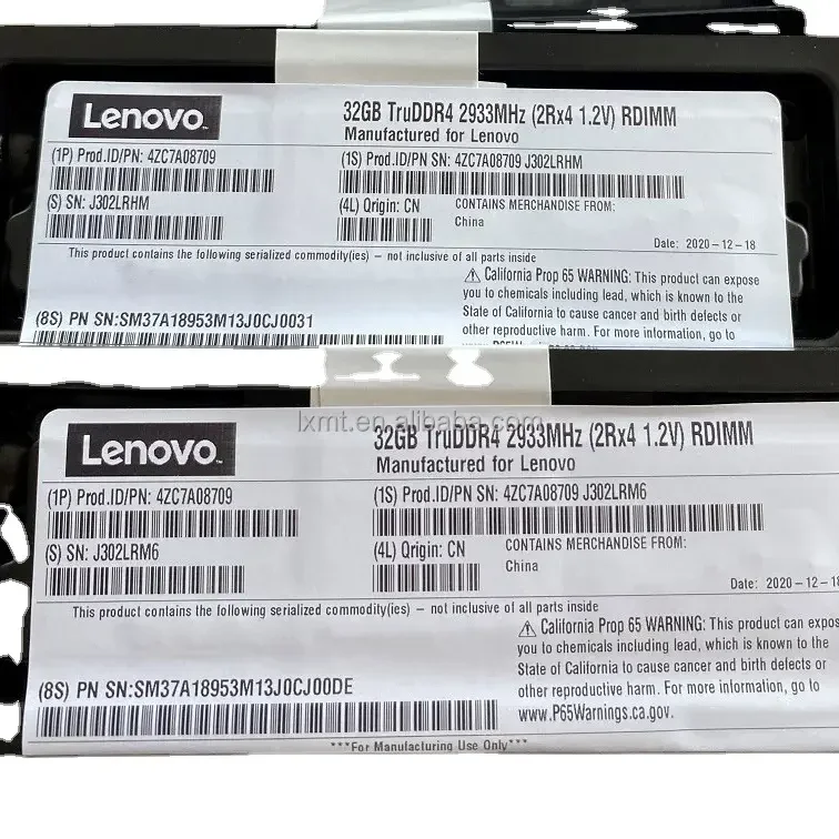 RAM 01DE973 7X77A01303 16GB DDR4 2666 2RX8 PC4-2666V REG ECC Server Memory With High Quality Fast Ship