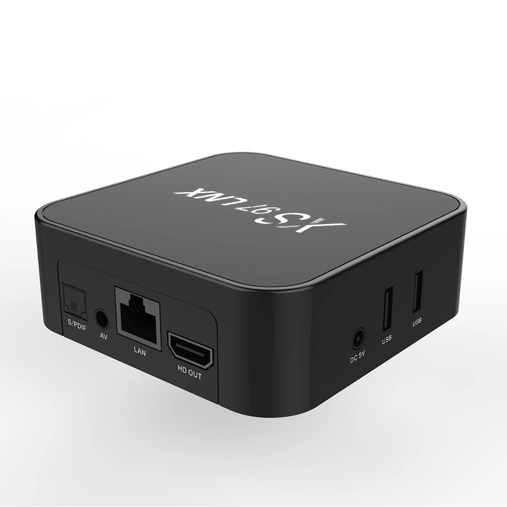 Professional Manufacturer XS97 LNX 4 Core 64bit Wi-Fi 2.4GHz 1+8GB linux  4k stb With good service