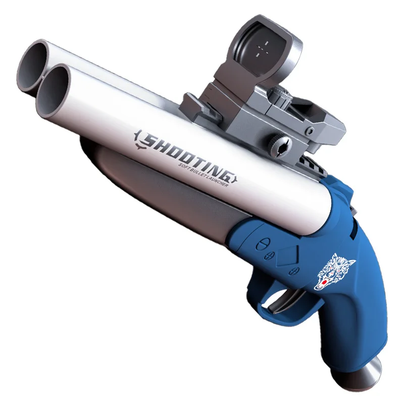 Gun Toy Child adult foam dart launcher toy gun shooting equipment model ejection double barrel