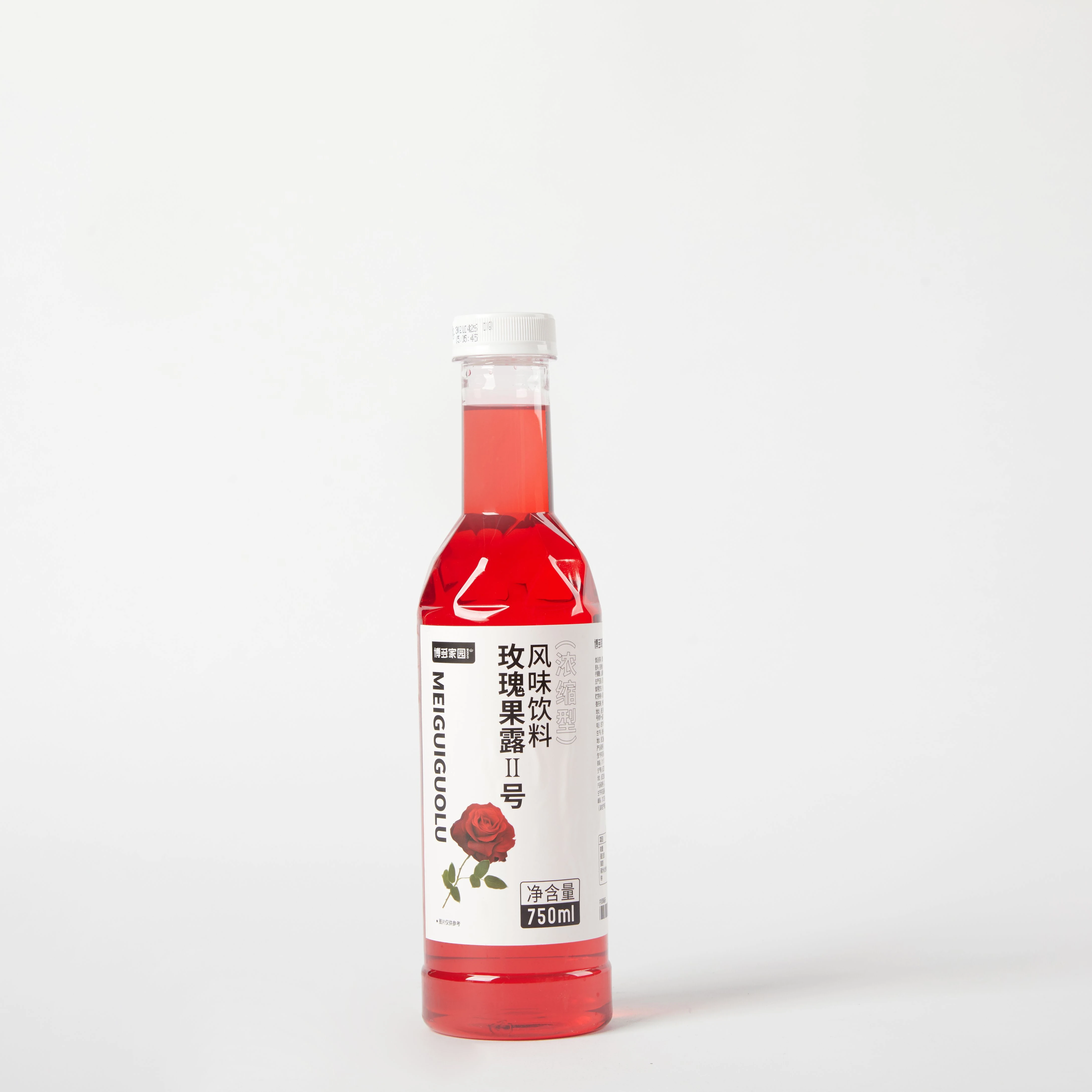 BODUO Rose Syrup Flavored Concentrated Beverage No.2 bulk packing Drink and Beverage soft drinks Top Quality beverage shop