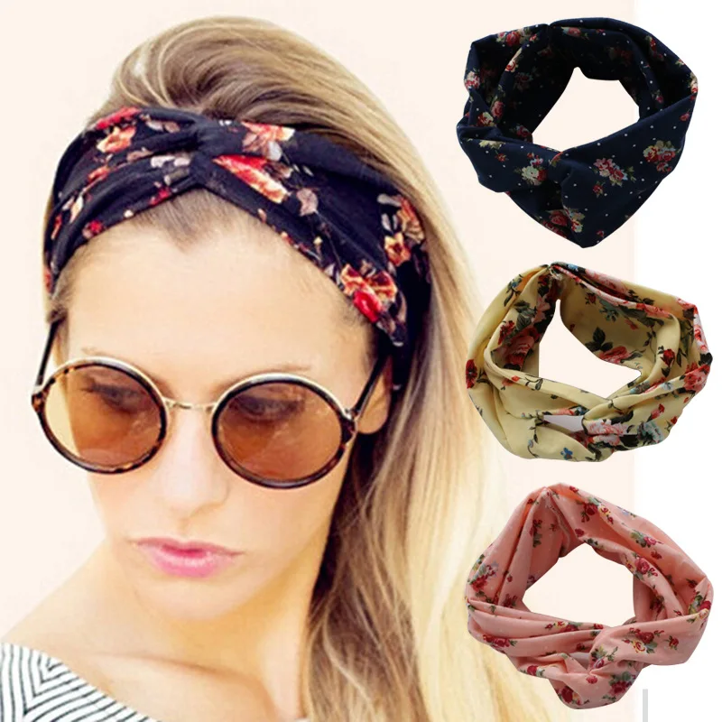 Wholesale hot rose knotted head personality ladies hair accessories