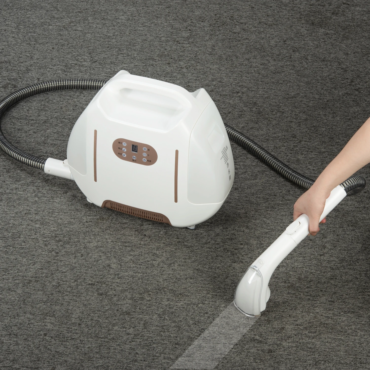 Home use car detailing carpet sofa cleaner 6 gears dry and wet  steam vapor cleaner mini vacuum steam cleaner portable