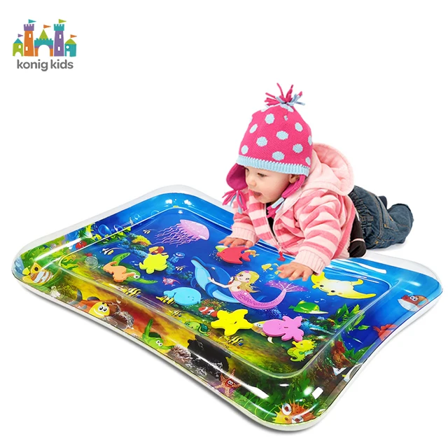 Konig Kids High Quality Inflatable Thick Foldable Floating Water Mat Baby Lie & Crawling Mat