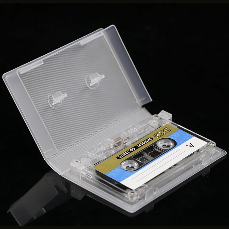 Cassette Tape Cases Clear Plastic Storage Audio VHS Case Cassette Tape Holder Box Music Record Blank Cassettes Case