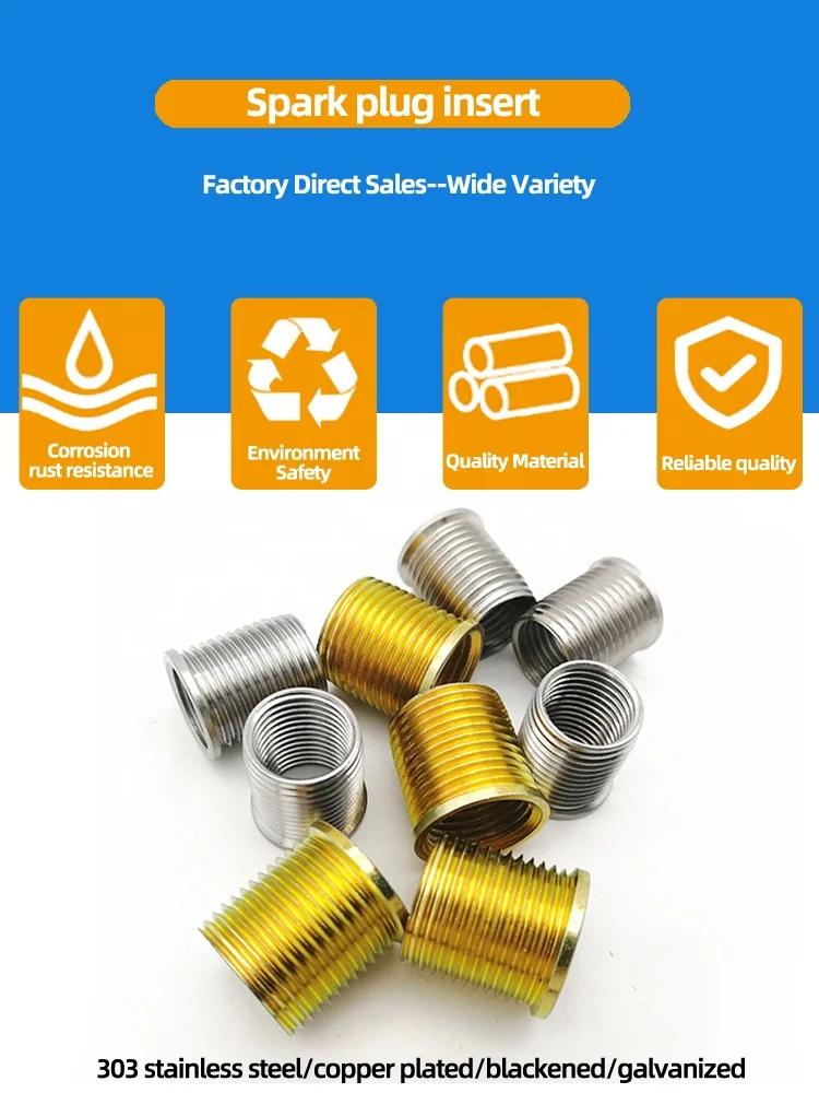 Timesert Insert To Protect The Car Spark Plug m14*1.25-17mm Inserts