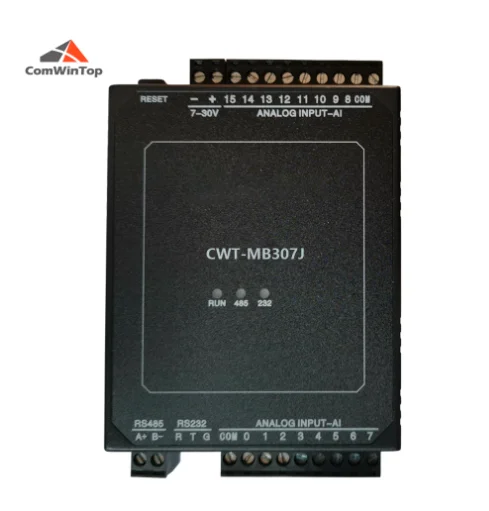 CWT-MB307J 16AI 4-20mA аналоговые входные 16bit точности с протоколом Modbus Rtu ptz-камеры RS485 RS232 Ethernet Modbus Tcp ввода/вывода Модуль сбора