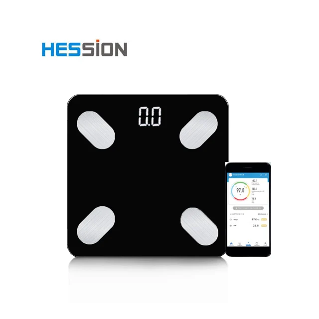 Hot digital smart body fat scale electronic body composition analyzer 12 physical data weighing scales 17 languages