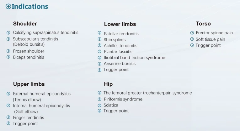 High Intensity Body Pain Relief Device ESWT Device Physical Therapy Equipment Shock Wave Machine