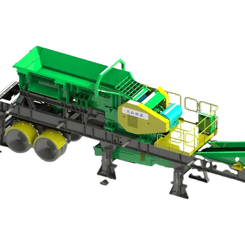 Wheel type mobile Crushing station for open pit Mine