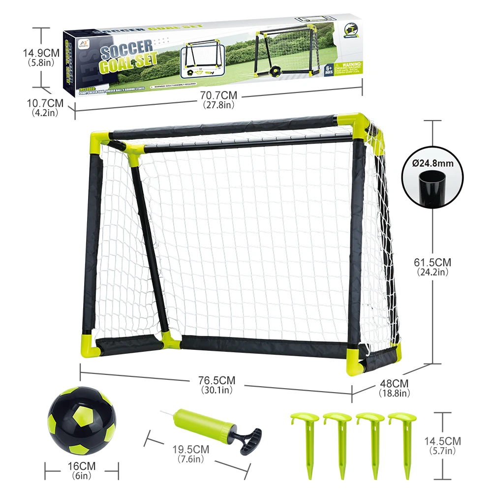 61.5 cm Soccer Costumes Goal with Targets for Training for Soccer Players Goalkeeper Practice