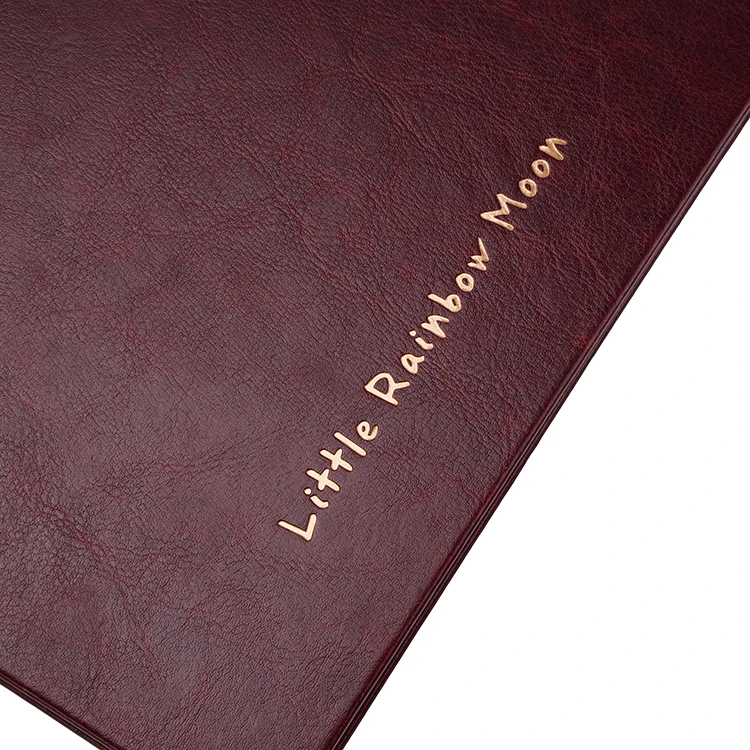 Custom Printing Hardcover A4 PU Leather 300 Grams 100% Cotton Baohong Watercolor Paper Note Book
