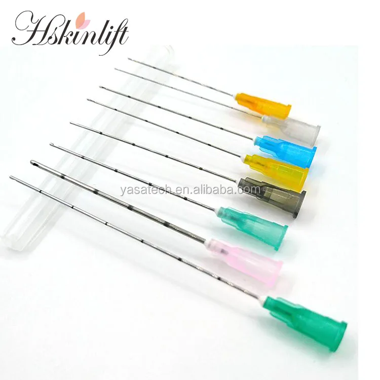 Blunt Cannula Korea Stainless Steel Blunt Tip Cannula 27g 38mm Blunt Tip Micro Cannula