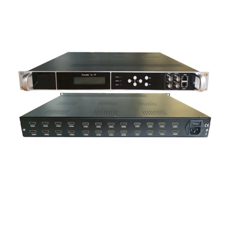 1080p 60p Full HD 24 IPTV энкодер с ASI и IP-выходом