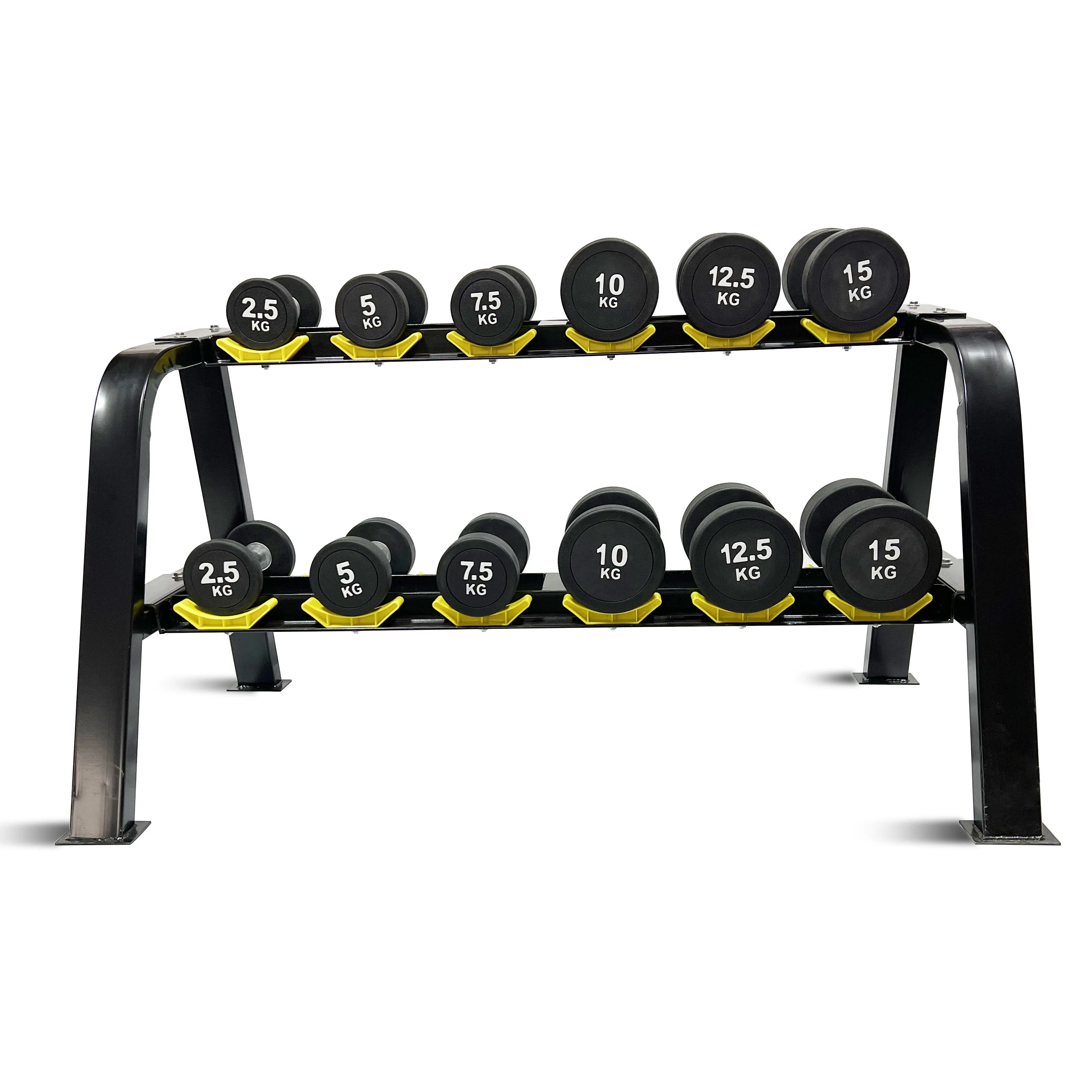 Commercial mancuernas hanteln PU dumbbell urethane round head free weights fitness equipment home gym dumbbells kg lbs