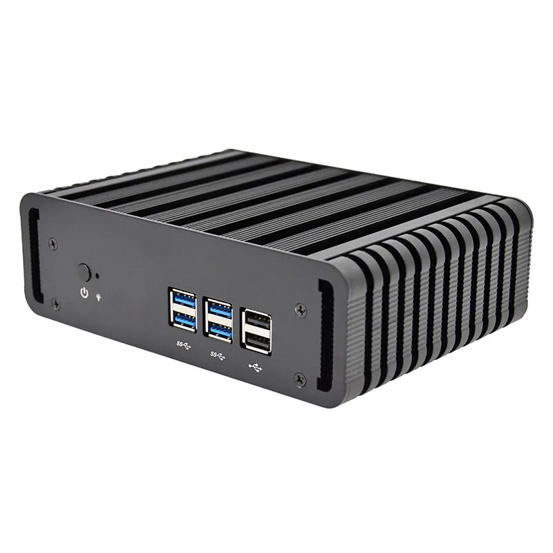 Fanless Mini Pc i5 5th Gen Dual Display 5200U 5350U Small Board Desktop Computer I3 I5 I7 Processor Embedded Fanless I5 Mini PC