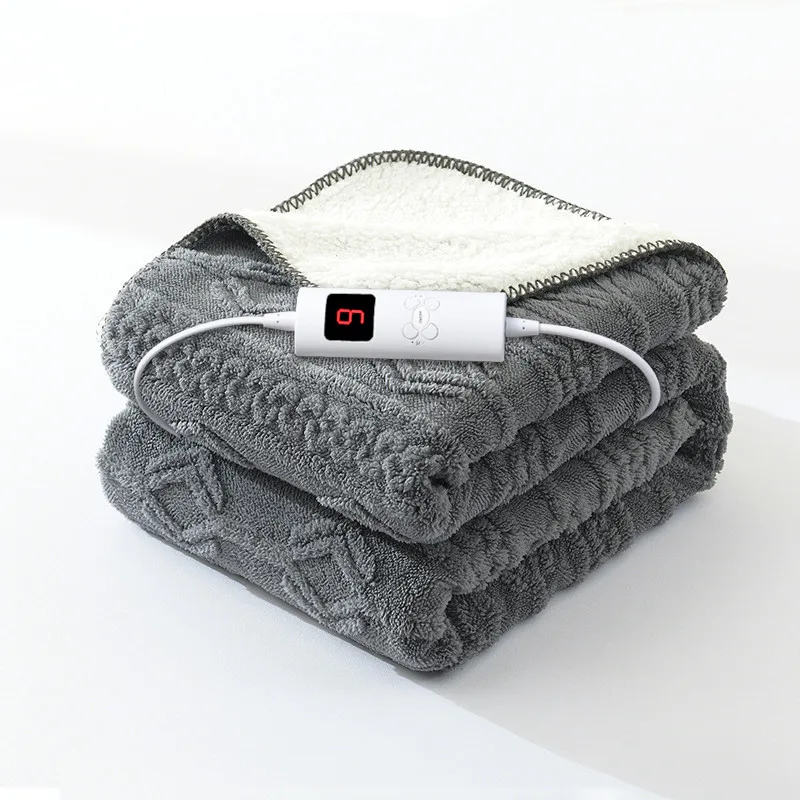 Sherpa Fleece 220V Heating Blanket  Electric Blanket Warmer with CE UKCA Approval