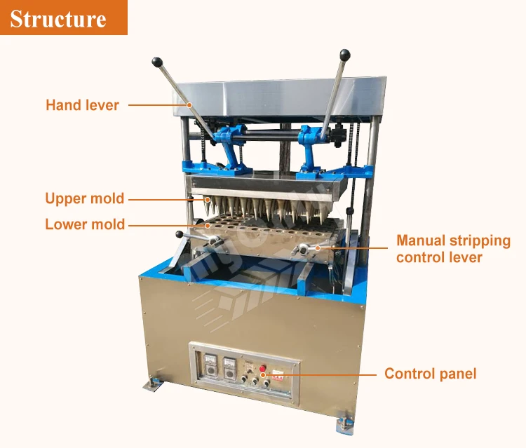 MY Ice Cream Cono De Helado Biscuit Cup Make Machine Waffle Cone Maker Machine in Pakistan