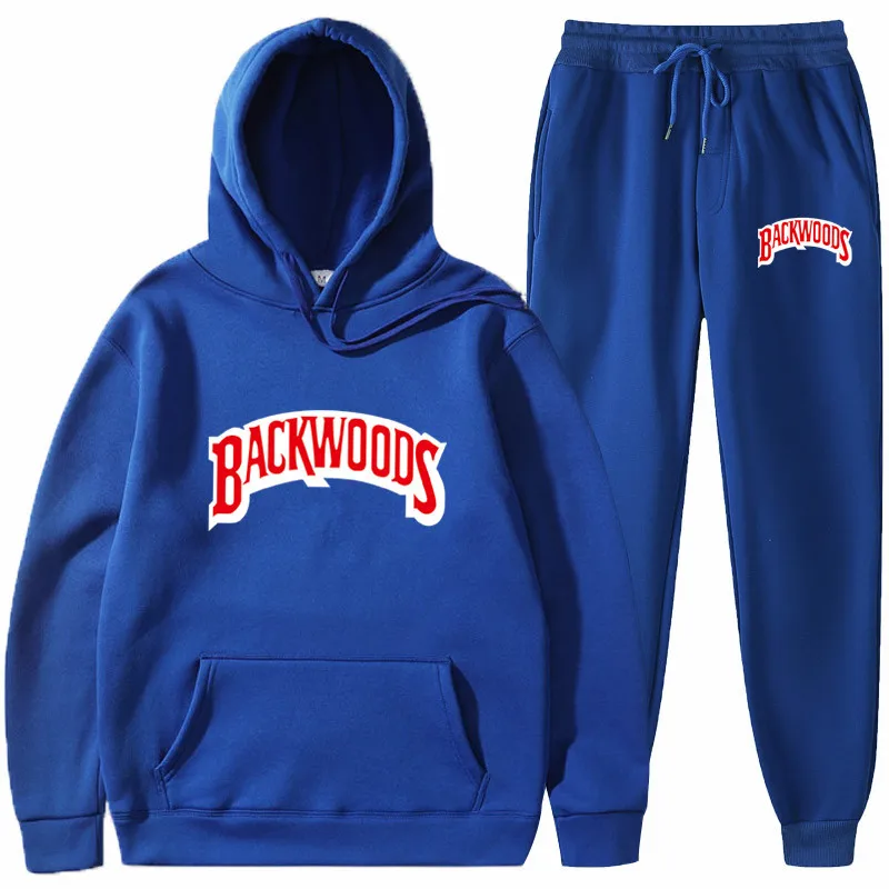 2021 Lace Up Long Sleeve 2 Piece Sweat Suit Women Thick Backwoods Hoodie Fall Two Piece Sets