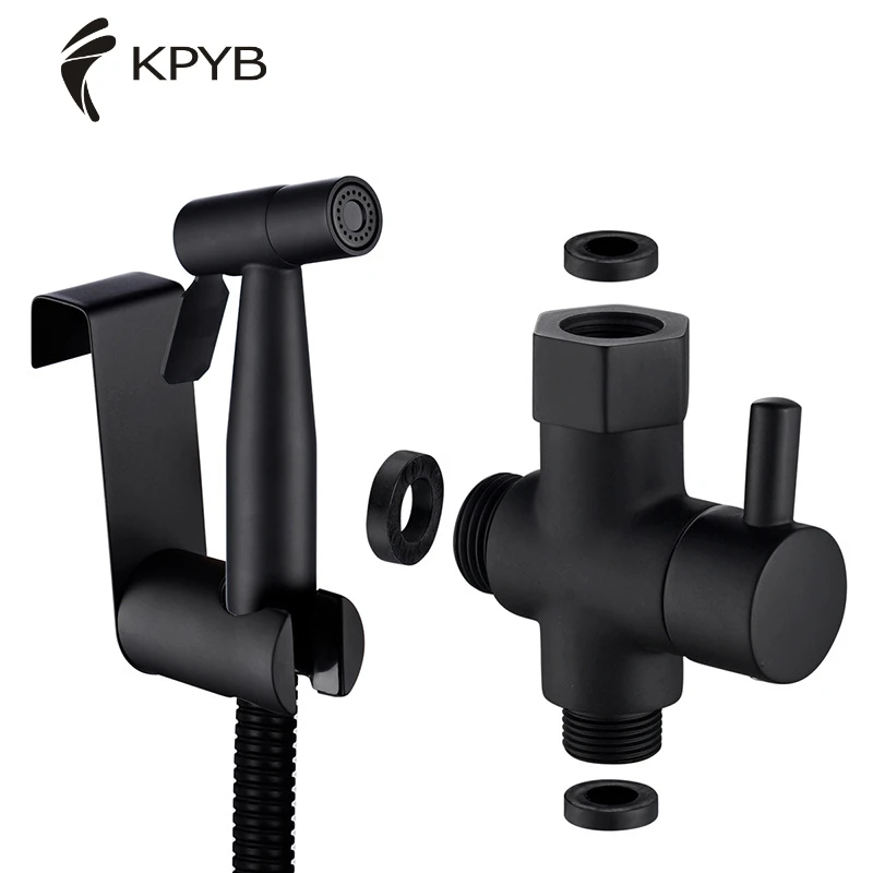 Bidet Spray Gun Toilet Water Tap Bathroom Shower Sprayer Faucet Set Shattaf Hand Shower Shattaf