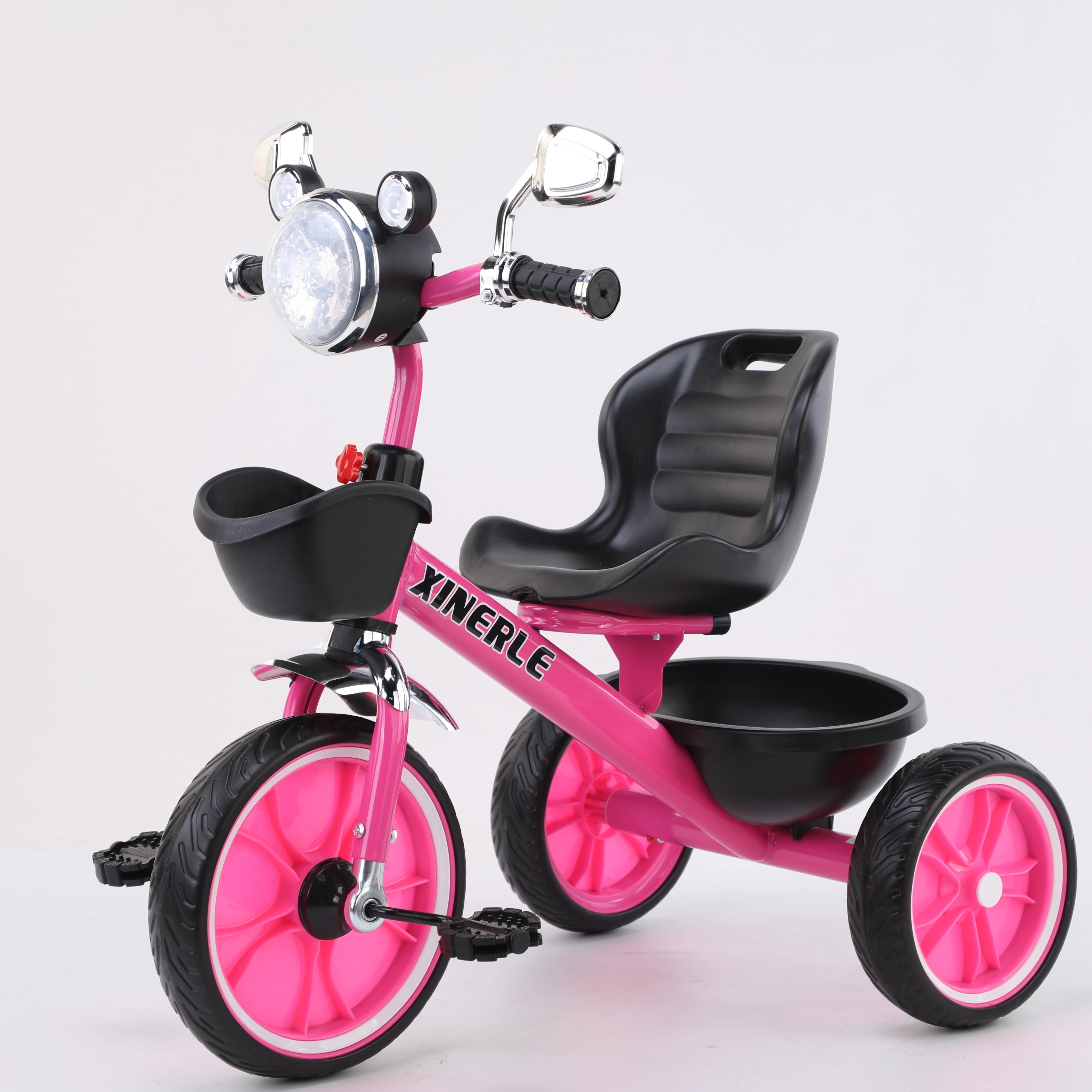 safe kids 3-wheels tricycle baby balance toddler stroller bike trike pedal baby tricycle bike