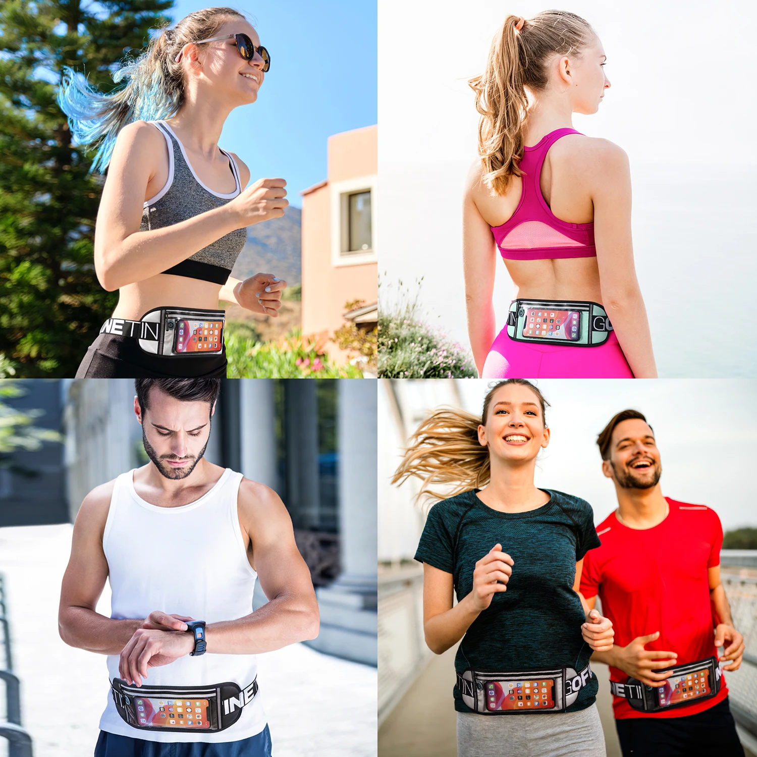 YIPINU ready to ship Fashion outdoor sports Fanny Pack Belt Bag