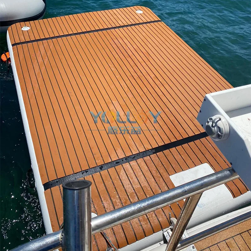 Hot Sale Drop Stitch Inflatable Floating Docks Platform Inflatable Water Park For Yacht