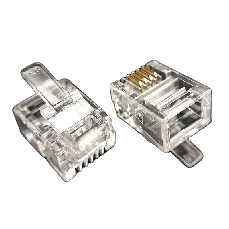 RJ11 Modular Connector 6P4C Male