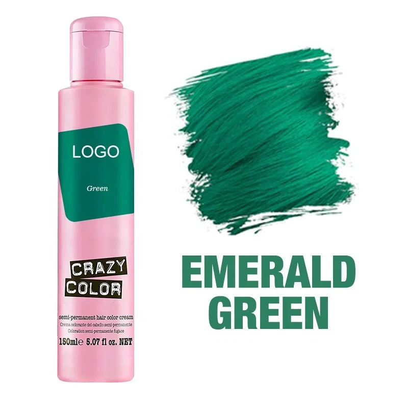 High Quality Cruelty Free Temporary Semi Permanent Dye Fluorescent UV Neon Hair Colors Private Label