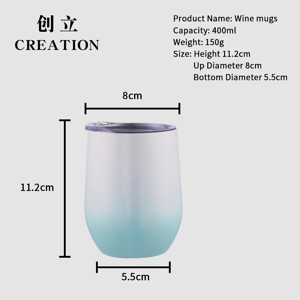 Factory Direct Custom 400ml Grade Stainless Steel Cup Keg Souvenir Copper Beer Mug with Lid