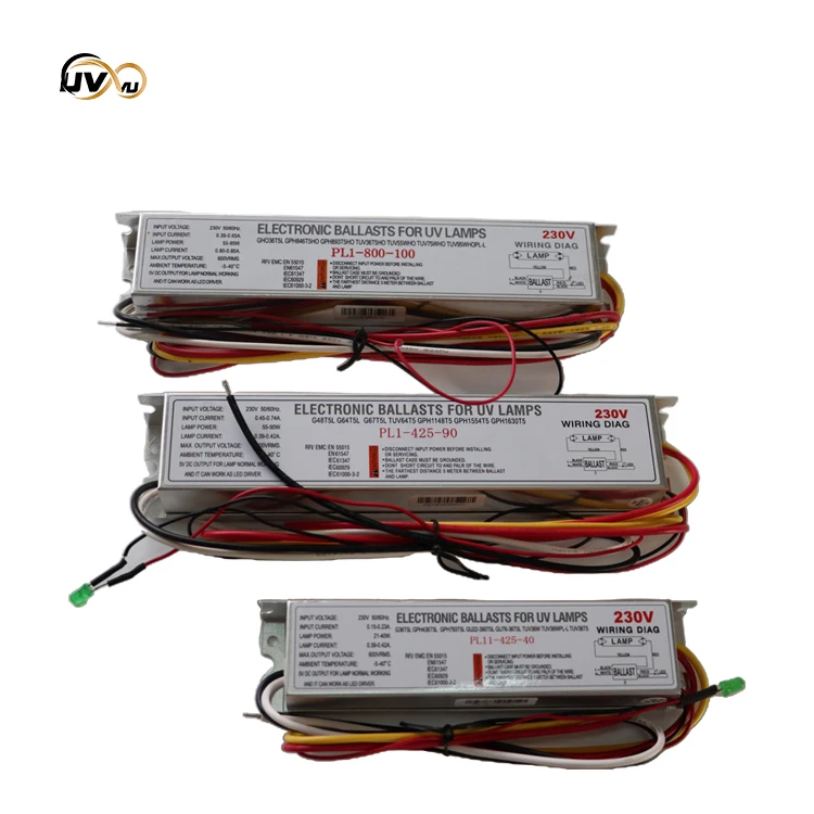 PL11-425-40 с быстрым запуском 40 Вт УФ лампа балласт ультрафиолетовая дезинфекция Uvc свет электронные балласты для ультрафиолетовой бактерицидной лампы