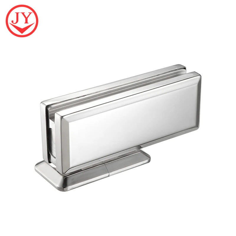 Stainless steel auto closing glass door pivot hydraulic patch fitting