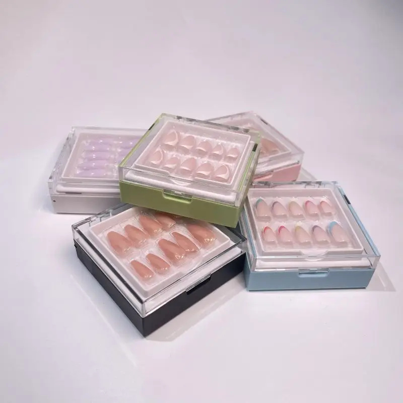 New Fashion luxury handmade press on nails custom luxury package false nails Acrylic fingernails wholesale