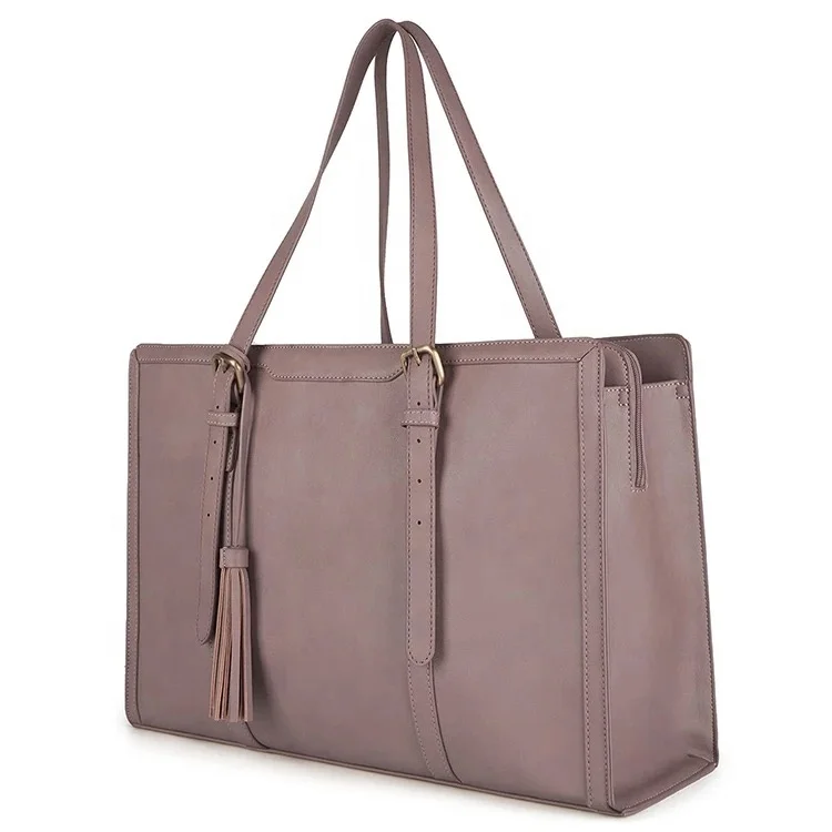 Fashion Tote Handbag Large Computer Bags for Women Laptop Purse Leather Bag