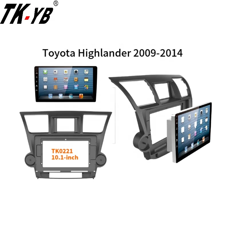 10 Inch Android 2 Din Car Multimedia Player Radio GPS Navigation Universal Stereo With Camera for TOYOTA 2009-2014 Highilander