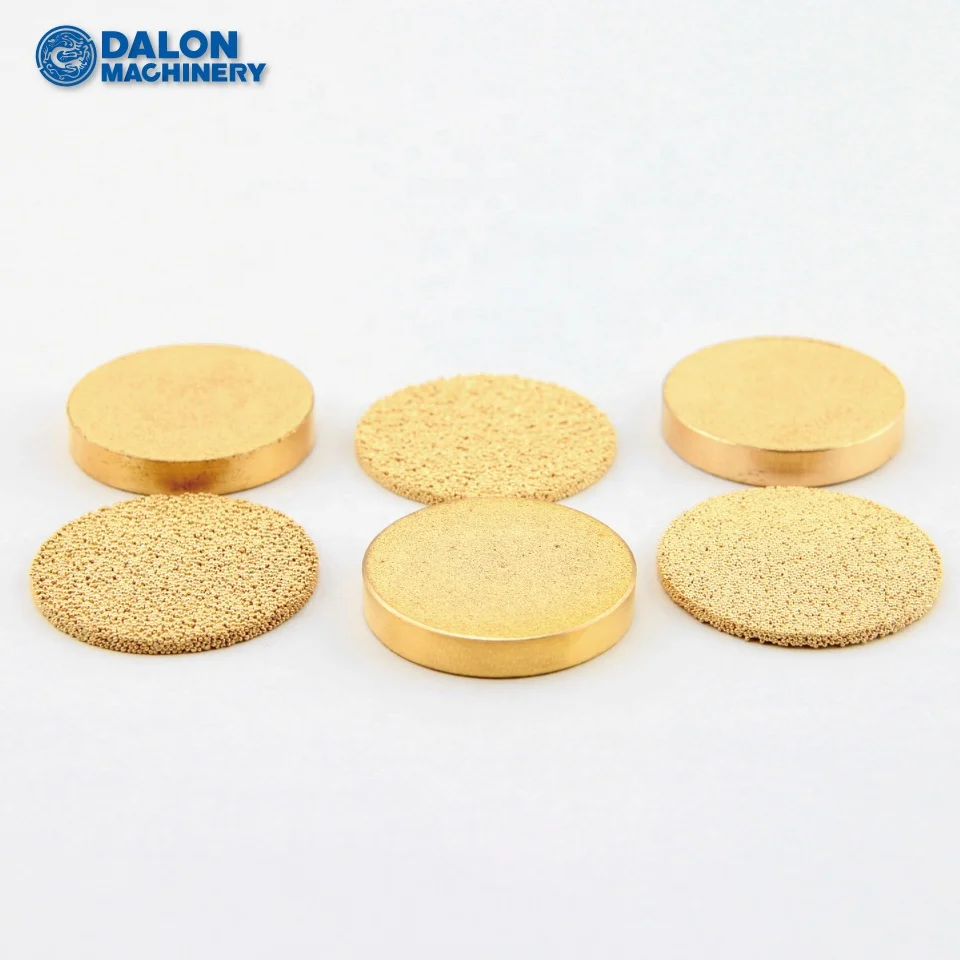 DALON sintered porous powder metal bronze brass mesh disc filter