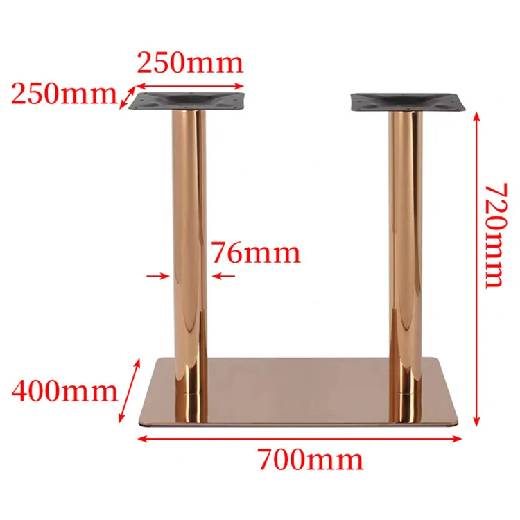 Опора для стола, золотая, роскошная, хромированная, Современная круглая, для тюльпанов, кофейных столов, столовых ножек из нержавеющей стали