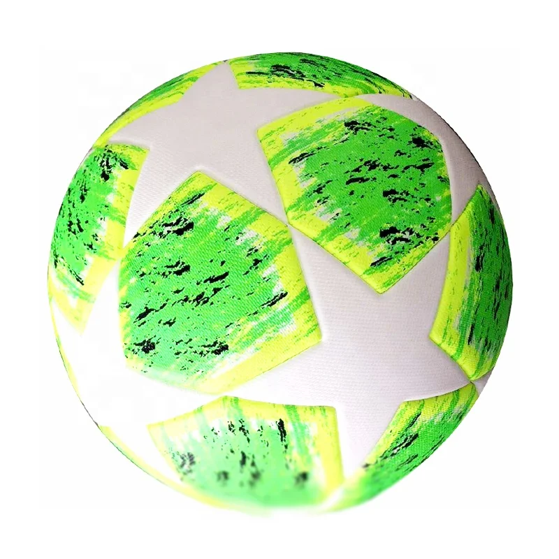 Lenwave Official size 4/5 New PU Soccer Ball thermal bonding Training pvc football with rubber bladder