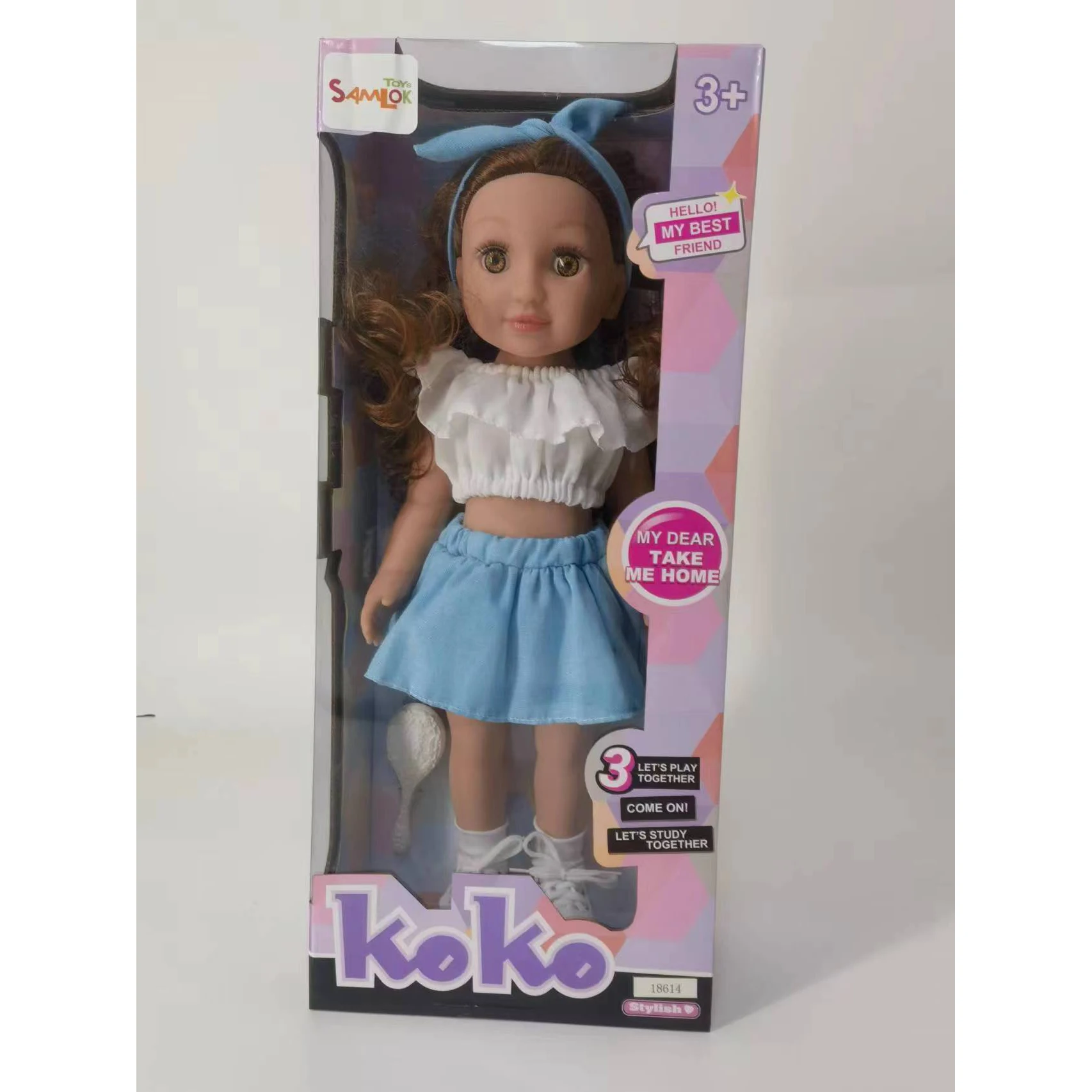 Factory customize American Girls Fashion Doll 46 cm 18 inch Vinyl Realistic Doll Newborn Full Body Princess Baby Doll