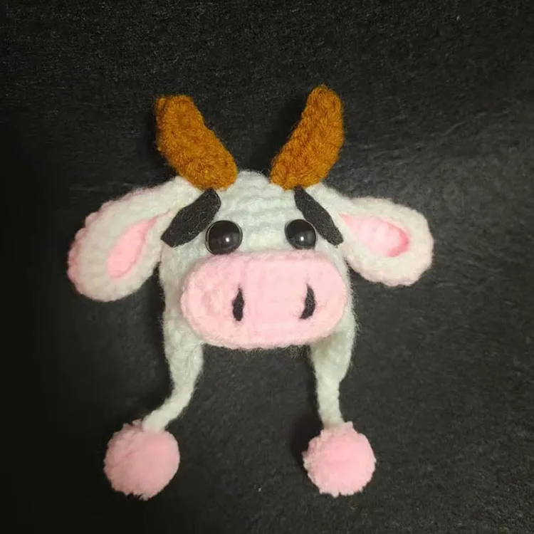 Hot Sale 15CM Cartoon Mini Wool Knitted Animal Design Mini Doll Hats