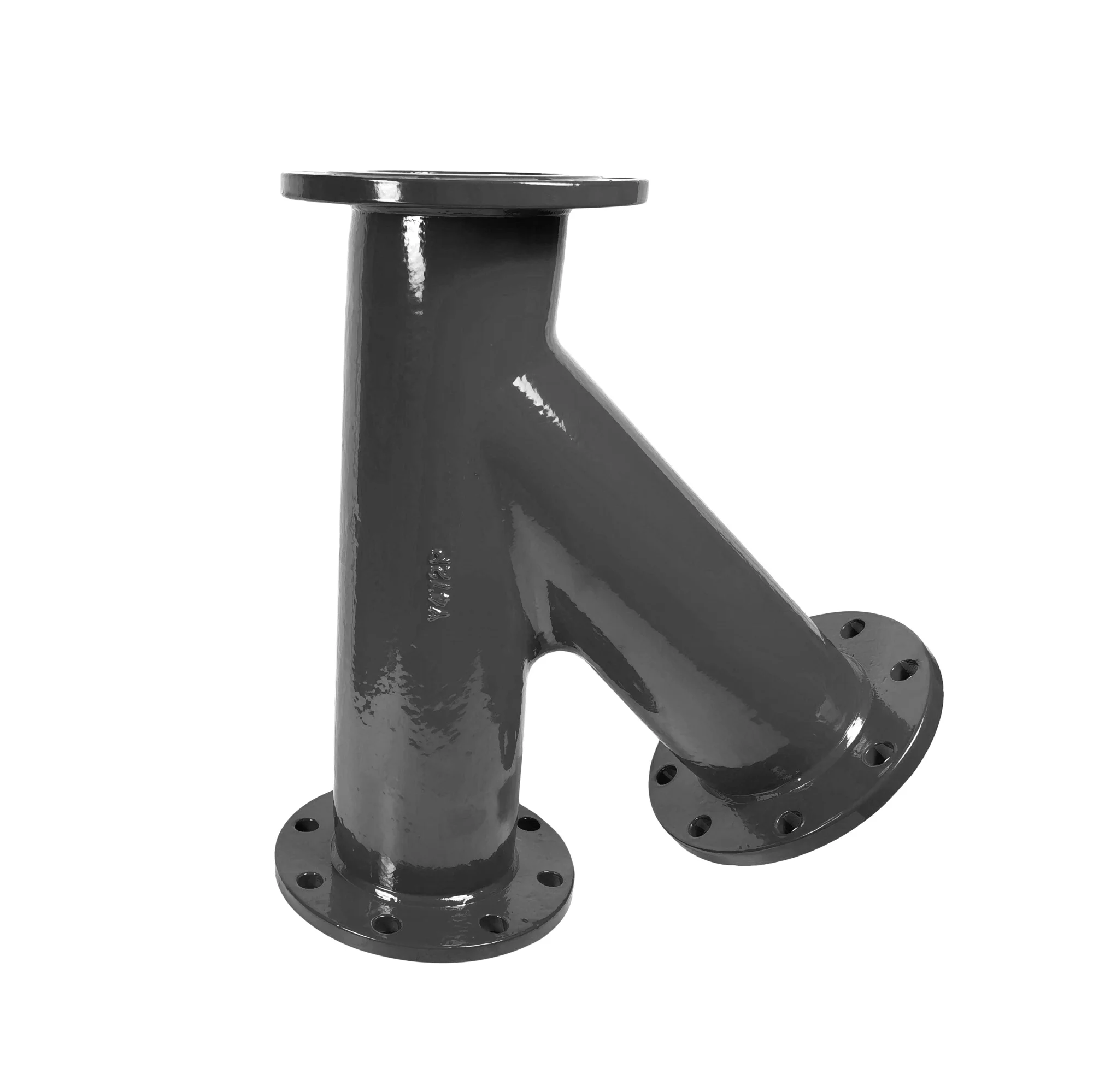 JSP ISO2531 DI Pipe Fittings all FlangeBranch Tee Fitting Flange Connector 45 Degree Y branch Lateral Tee For Ductile Iron Pipe